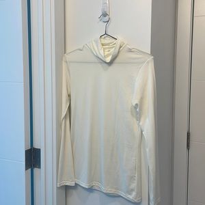 UNIQLO heat-tech turtleneck in off-white